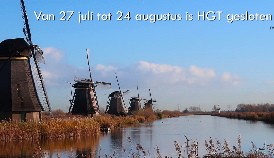 HGT heeft vakantie